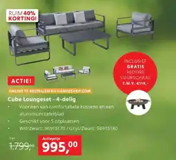 Hanos Cube Loungeset aanbieding