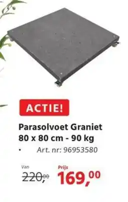Hanos Parasolvoet Graniet aanbieding