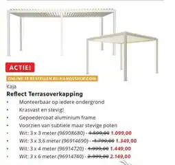 Hanos Kaja reflect terrasoverkapping aanbieding