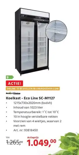 Hanos Koelkast Eco Line SC-M1127 aanbieding