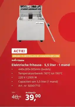 Hanos Elektrische friteuse aanbieding