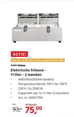 Hanos Elektrische friteuse aanbieding