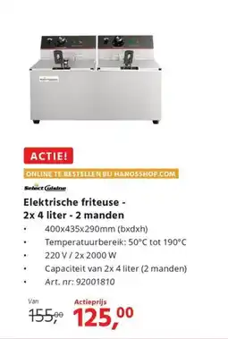 Hanos Elektrische friteuse aanbieding