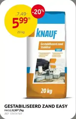 Brico Gestabiliseerd zand easy aanbieding