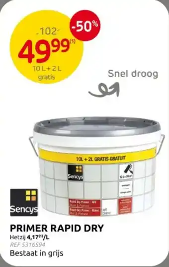 Brico Primer rapid dry aanbieding