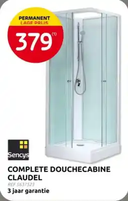 Brico Complete douchecabine claudel aanbieding