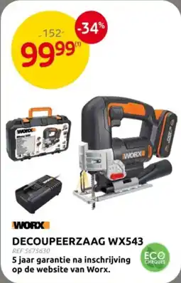 Brico Decoupeerzaag WX543 aanbieding