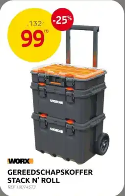 Brico Gereedschapskoffer stack n' roll aanbieding