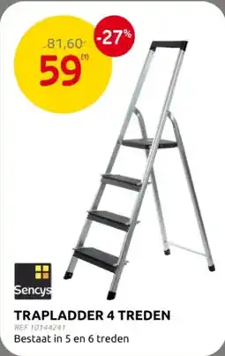 Brico Trapladder 4 treden aanbieding