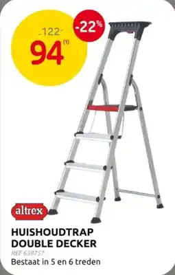 Brico Huishoudtrap double decker aanbieding