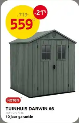 Brico Tuinhuis darwin 66 aanbieding
