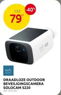 Brico Draadloze outdoor beveiligingscamera solocam S220 aanbieding