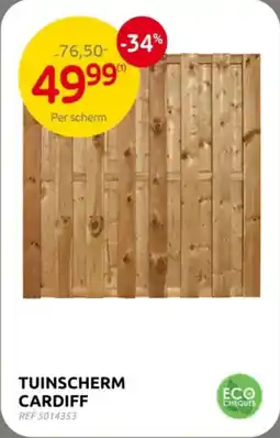 Brico Tuinscherm cardiff aanbieding