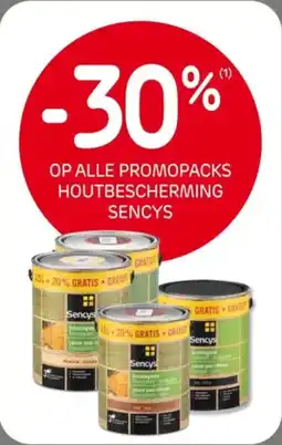 Brico Op alle promopacks houtbescherming sencys aanbieding