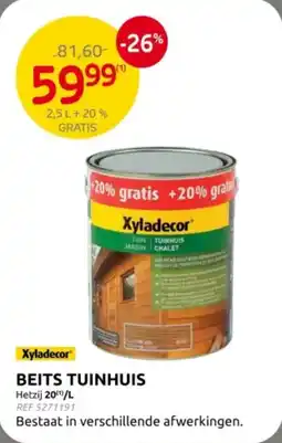 Brico Beits tuinhuis aanbieding