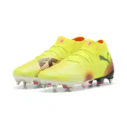 Decathlon FUTURE ULTIMATE MxSG voetbalschoenen PUMA Yellow Alert Black Sun Struck Pink aanbieding