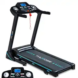 Decathlon Loopband Thunder ICON BLACK 114x42cm 17km/h FitShow opklapbaar Bluetooth aanbieding