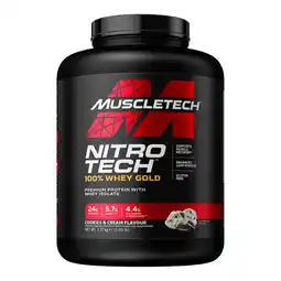 Decathlon Wei-eiwit - Nitro Tech 100% Whey Gold (908g) - Koekjes & Crème aanbieding