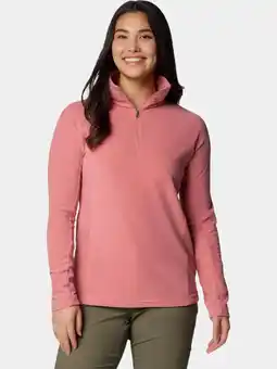 Decathlon Columbia Glacial IV fleece-sweatshirt met 1/2 rits voor dames aanbieding