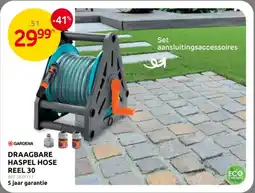 Brico Draagbare haspel hose reel 30 aanbieding