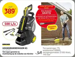 Brico Hogedrukreiniger k5 aanbieding