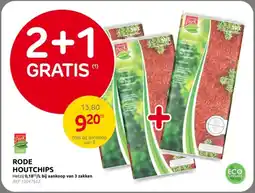 Brico Rode houtchips aanbieding
