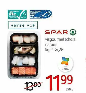 Spar Visgourmetschotel Natuur