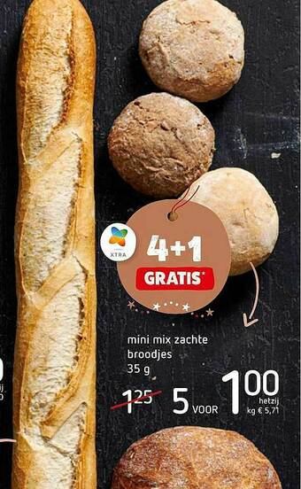 Spar Colruyt Mini Mix Zachte Broodjes aanbieding