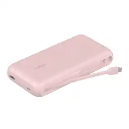 Krëfel Powerbank 20.0000 mAh met geïntegreerde kabel - Roze aanbieding