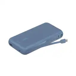 Krëfel Powerbank 20.0000 mAh met geïntegreerde kabel - Blauw aanbieding