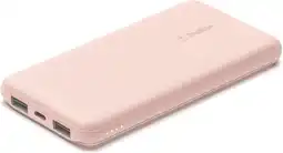 Krëfel BOOST↑CHARGE powerbank - 10.000 mAh - Roze aanbieding