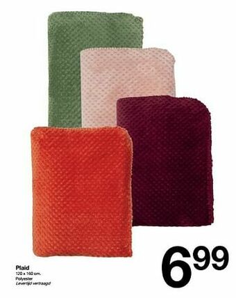 Zeeman Plaid aanbieding