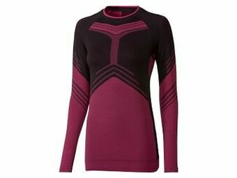 Lidl CRIVIT® Naadloos thermo-onderhemd (L (44/46), zwart/roze) aanbieding