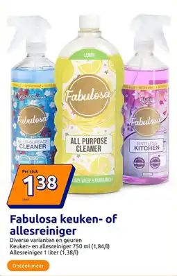 Action Fabulosa keuken of allesreiniger aanbieding
