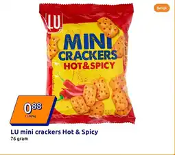 Action LU mini crackers Hot & Spicy aanbieding