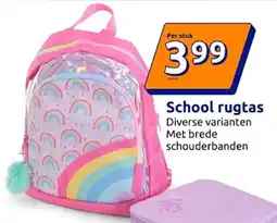 Action School rugtas aanbieding