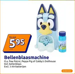 Action Bellenblaasmachine aanbieding