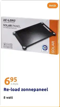 Action Re-load zonnepaneel aanbieding