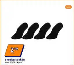 Action Sneakersokken aanbieding