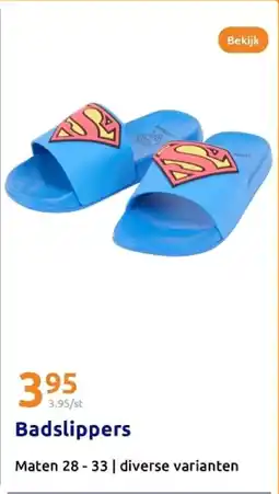 Action Badslippers aanbieding