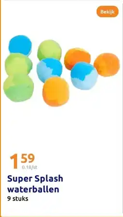 Action Super Splash waterballen aanbieding