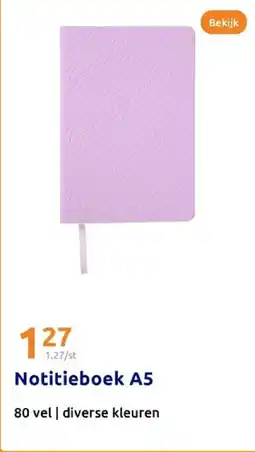 Action Notitieboek A5 aanbieding