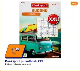 Action Denksport puzzelboek XXL aanbieding
