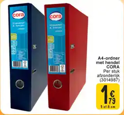 Cora A4 ordner met hendel cora aanbieding