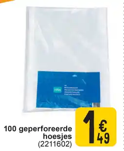 Cora 100 geperforeerde hoesjes aanbieding