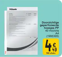 Cora Doorzichtige geperforeerde hoesjes PP aanbieding