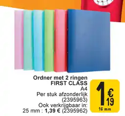 Cora Ordner met 2 ringen first class A4 aanbieding