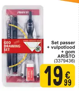 Cora Set passer + vulpotlood + gom aristo aanbieding