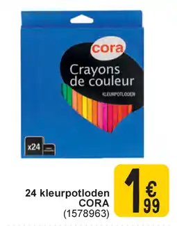 Cora 24 kleurpotloden cora aanbieding