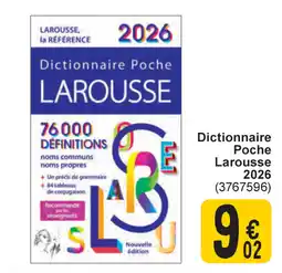Cora Dictionnaire Poche 2026 aanbieding